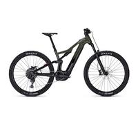 Vtt electrique tout suspendu focus thron 6 7 shimano 10v 600wh bosch 100nm 29 vert noir 2025