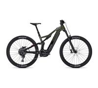 Vtt electrique tout suspendu focus thron 6 7 shimano 10v 800wh bosch 120 nm 29 vert noir 2025