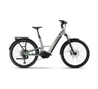 Vtt electrique tout suspendu haibike adventr 4 low shimano 11v 600wh bosch 85 nm 27 5 gris vert