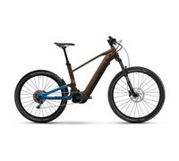 Vtt electrique tout suspendu haibike alltrail 6 29 27 5 shimano 12v 800 wh bosch 120 nm marron bleu 2026