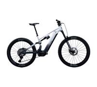 Vtt electrique tout suspendu lapierre overvolt am cf 10 8 shimano 12v 800wh bosch 120 nm mx 29 27 5 blanc gris2026