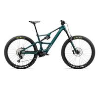 Vtt electrique tout suspendu orbea rise lt h10 12v 630 wh shimano 85 nm 29 vert escape splash ice 2025
