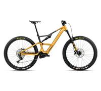 Vtt electrique tout suspendu orbea rise lt h10 shimano 12v 630 wh shimano 85 nm 29 jaune bumblebee noir 2026