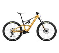 Vtt electrique tout suspendu orbea rise lt h10 shimano deore xt slx 12v 630 wh 29 jaune bumblebee noir 2025