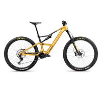 Vtt electrique tout suspendu orbea rise lt h20 12v 630 wh shimano 85 nm 29 jaune bumblebee noir 2025