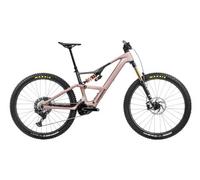 Orbea Rise Lt M-team 420w 29´´ Xt Di2 M8150 12s Sgs Shadow Plus 2025 Mtb Electric Bike Argenté S / 420Wh Desert Rose / Carbon Raw Matt