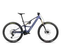 Vtt electrique tout suspendu orbea rise lt m10 12v 630 wh shimano 85 nm 29 bleu tanzanite carbon view 2025
