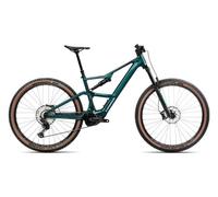 Vtt electrique tout suspendu orbea rise sl h20 12v 630 wh shimano 85 nm 29 vert escape splash ice 2025