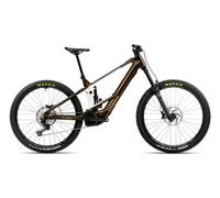 Vtt electrique tout suspendu orbea wild m20 shimano 12v 750 wh bosch 100 nm 29 marron caramel carbon view blanc creme 2025