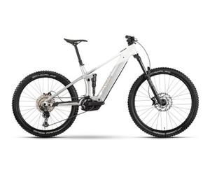 Vtt electrique tout suspendu raymon vamok comp shimano 12v 800wh bosch 120 nm mx 29 27 5 gris blanc 2026