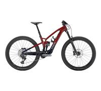 Vtt electrique tout suspendu trek fuel exe 8 sram gx eagle axs 12v 360 wh 29 rouge bleu fonce