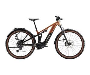 Vtt electrique tout suspendu trek powerfly fs 4 eq 10v 600wh bosch 120 nm 29 orange vert gen 4