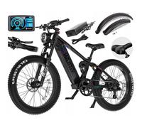 VTT Electrique Tout Suspendu VITILAN T7 Pro, Moteur 1600 W, Batterie 30 Ah, Freins Hydrauliques, Transmission 8 Vitesses, Caméléon