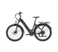 VTT électrique TTGO C5 27.5 pouces gris 250W 48V 13.5Ah Shimano 7s fourche suspendue frein à disque