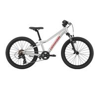Vtt enfant cannondale kids trail 20 shimano 7v 20 argent rouge 2026 5 8 ans