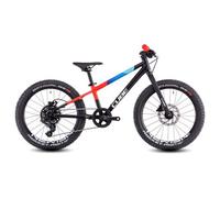 Vtt enfant cube reaction 200 pro microshift 8v 20 noir bleu rouge 5 7 ans