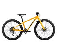 Vtt enfant orbea mx 24 team disc shimano 8v 24 orange mango noir 7 10 ans