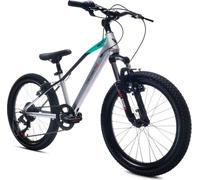 VTT enfant pour garçon 20 pouces à partir de 5 ans avec vitesses Shimano RevoShift Verdant 6 vitesses