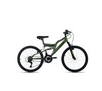 VTT Enfant tout-suspendu 24'' Zodiac Vert 18 vitesses TC 38 cm WYLD