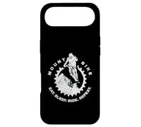 VTT Extreme Sport Eat Sleep Ride Repeat Distressed Coque pour iPhone Air