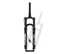 VTT Fourche Air Suspension 26/27,5/29 Pouces Tube Droite/conique 1-1/8" Fourche Avant QR 9 Mm Manuel/à Distance Fourches Voyage120 Mm Frein À Disque Réglage De L'amortissement(Tapered-remote,Black 26i