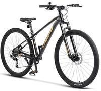 VTT Hardtail 29" avec freins à disque hydrauliques, dérailleur Altus 1 x 9 vitesses, fourche de suspension 80 mm, cadre en aluminium, pneus tout-terrain, pour homme 175-190 cm
