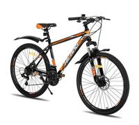 VTT - Hiland multi-rayons,dérailleur Shimano 21 vitesses - cadre en aluminium - roues 27.5"" - freins à disque pour-Orange