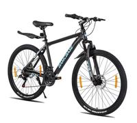 VTT - HILAND - VTT 26 pouces - 21 vitesses - Cadre léger en alliage d'aluminium, dérailleur arrière Shimano - Freins à disque - Noir