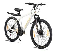 VTT - HILAND - VTT 27.5"" - 21 vitesses -Cadre léger en alliage d'aluminium,dérailleur arrière Shimano - Freins à disque- Blanc