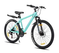 VTT - HILAND - VTT 27.5 pouces - 21 vitesses -Cadre léger en alliage d'aluminium,dérailleur arrière Shimano - Freins à disque - Vert