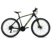 VTT Homme 27,5" Morzine noir-vert 21 vitesses Freins à Disques KS Cycling M612M