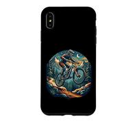 VTT Night Jump Moon Montagnes Cyclisme Coque pour iPhone XS Max