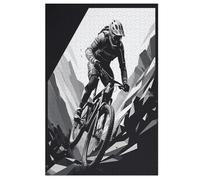 VTT Puzzles en Bois 1000 Pièces Adultes, Poster Jigsaw Puzzle, Design Unique Jouet Éducatif pour Adolescents Et Enfants 78×53cm