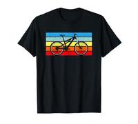 VTT Rider Sunset Retro Stripe Graphic T-Shirt