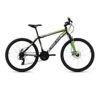 VTT semi-rigide 26"" Xtinct noir-vert KS Cycling - Randonnée - Acier - 21 Vitesses - Taille de Cadre 50 cm 46 cm