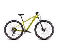 Vtt semi rigide cube aim slx shimano 11v 29 jaune vert flash lime 2025