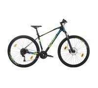 VTT - SPRINT APOLON 29""x440 - Cadre en alliage - Noir mat, Cyan, Vert néon - 27 vitesses