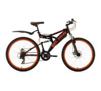 VTT tout suspendu 26'' Bliss noir-orange KS Cycling - 21 vitesses - Taille de Cadre 47 cm
