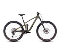 Vtt tout suspendu cube stereo one22 c 62 tm shimano 12v 29 vert dusty olive 2025