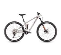 Vtt tout suspendu cube stereo one22 race shimano 12v 29 argent raw metal 2025