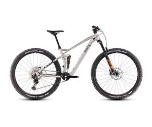 Vtt tout suspendu cube stereo one22 race shimano 12v 29 argent raw metal 2025