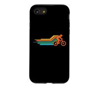 VTT Vélo Cyclist Mountain-Bike 70s 80s Vélo de Montagne Vélo Coque pour iPhone SE (2020) / 7/8