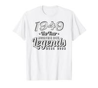 VTT Vélo de Montagne MTB Cyclist Né en 1949 Anniversaire VTT T-Shirt Graphique avec Valeur