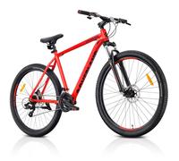 VTT Vélo tout terrain - Tatra Bikes Overland - Roues 29"" - cadre alu, 21 vitesses, amortisseur, freins à disque - Rouge-Noir
