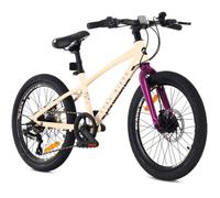 VTT Vélo tout terrain - Tatra Bikes - Roues 20"" - 5 à 8 ans - 6 dérailleurs - freins à V - amortisseur - Violet Crème