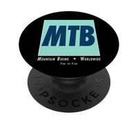 VTT VTT Drôle Biker Downhill Trail Art PopSockets PopGrip Adhésif
