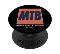 VTT VTT Drôle Biker Downhill Trail Art PopSockets PopGrip Adhésif