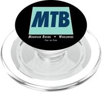 VTT VTT Drôle Biker Downhill Trail Art PopSockets PopGrip pour MagSafe