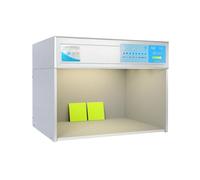Vttui Cabinet d'Évaluation des Couleurs 6 Sources D65 / Light Booth Professionnel pour Le Contrôle Qualité Textile, Peinture, Impression
