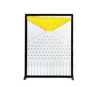 Vttui Galton Board, Modèle de Démonstration de Probabilités, Distribution Aléatoire et Triangle de Pascal pour la Démonstration Scientifique(Color:Jaune)
